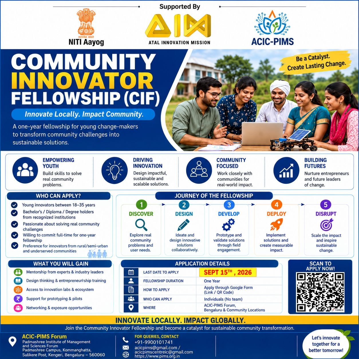 Community Innovator Fellowship 2026